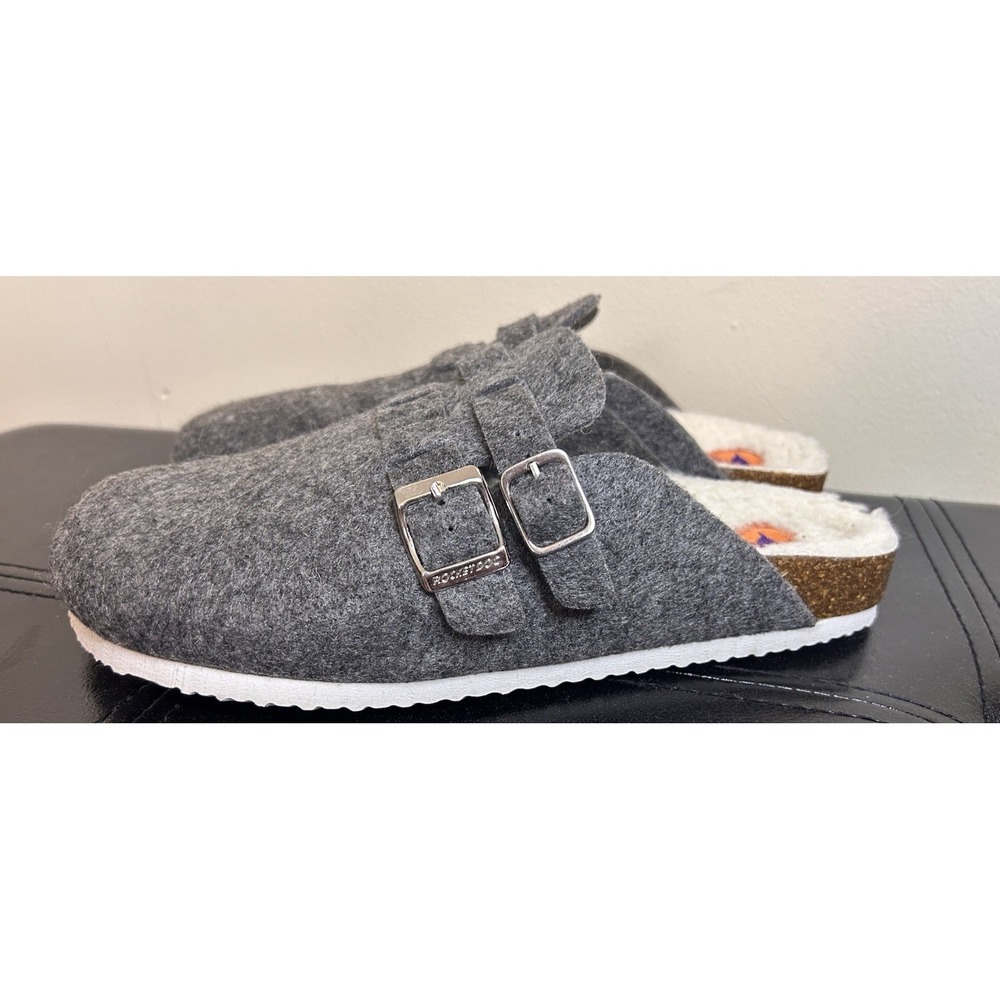 Rocketdog Slippers Womens Size 9 Abel Francois Mules Flats Slip On Slide Grey